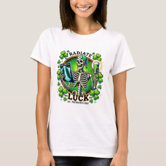 Camiseta Radiate Lucky Radiology St. Patrick's Day shirt