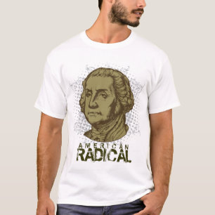Camiseta radical americana de George Washington