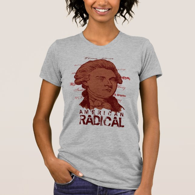 Camiseta radical americana de Jefferson (Anverso)