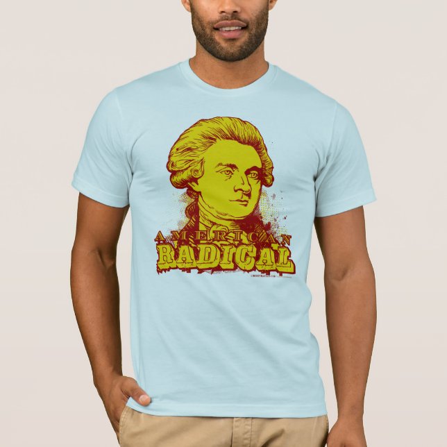 Camiseta radical americana de Thomas Jefferson (Anverso)