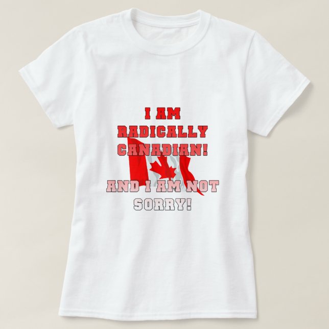 Camiseta Radical Canadain (Diseño del anverso)
