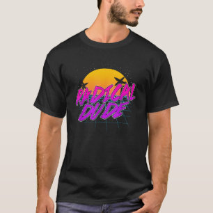 Camiseta Radical Dude 80 Outlook Retro Neon
