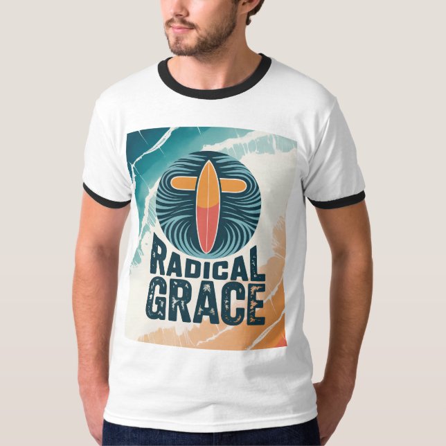 Camiseta Radical Grace Surf Christian (Anverso)