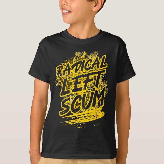 Camiseta Radical Left S Funny Sarcastic Quote  (Anverso)