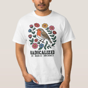 Camiseta Radicalizado Por La Decencia Básica Cita