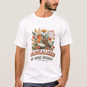 Camiseta Radicalizado por la decencia básica Vintage Inspir