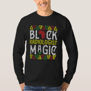Camiseta Radio Afro Black Radiólogo Magic Appartal Radio Af
