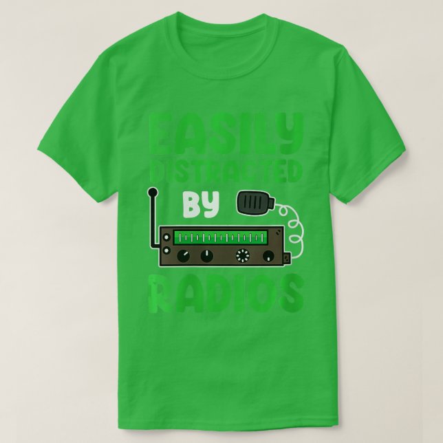 Camiseta Radio Amateur Radio Morse CB H (Diseño del anverso)