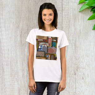 Camiseta Radio Antiguo Retro de la Mitad del Siglo