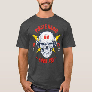 Camiseta Radio Caroline Retro Vintage Pirata