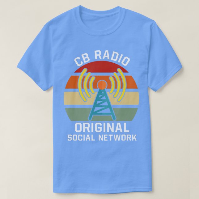 Camiseta Radio CB Original Red Social HAM Radio (Diseño del anverso)