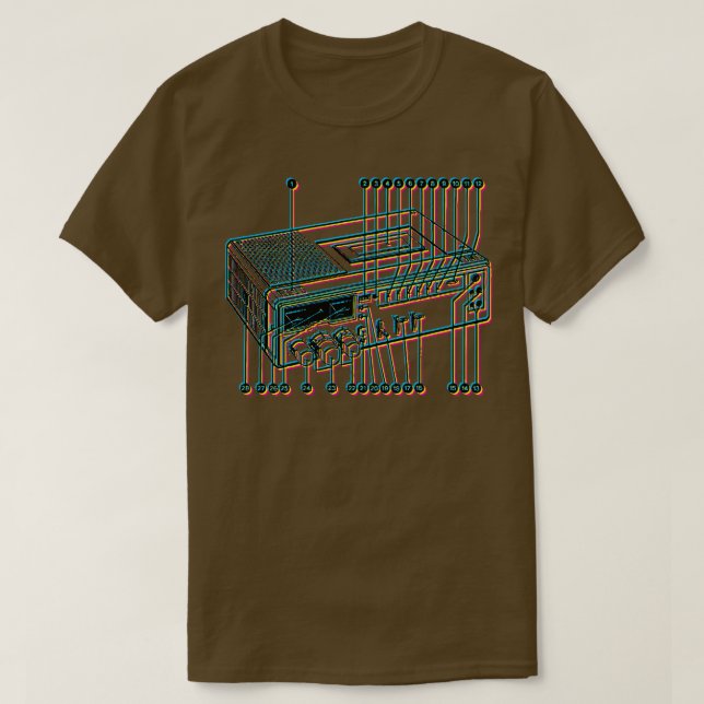 Camiseta Radio CB Radio Amateur (Diseño del anverso)