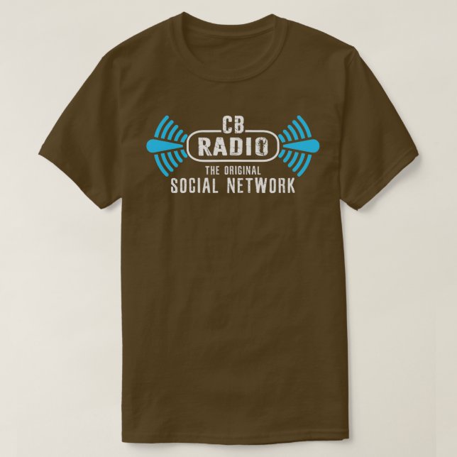 Camiseta Radio CB Red Social Original HAM Radio Lover D (Diseño del anverso)