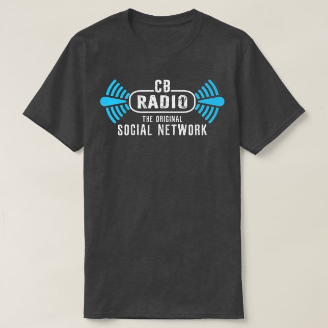 Camiseta Radio CB Red Social Original HAM Radio Lover D (Diseño del anverso)