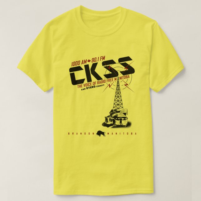 CAMISETA RADIO DE CKSS (Diseño del anverso)