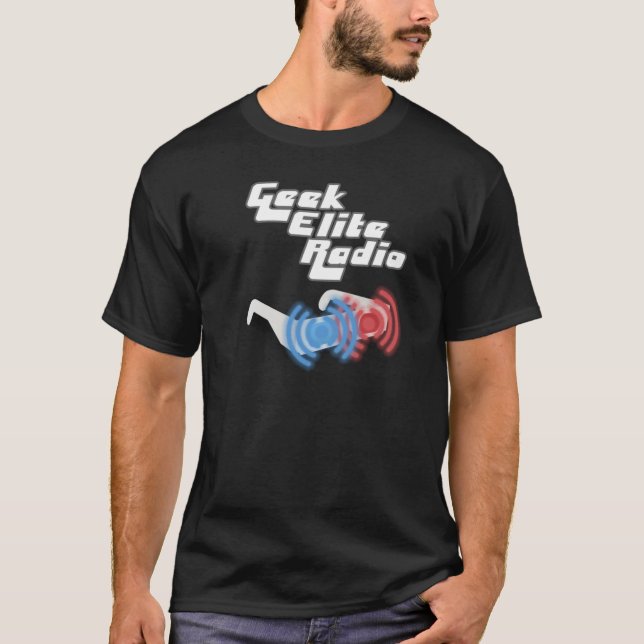 Camiseta Radio de la élite del friki (Anverso)