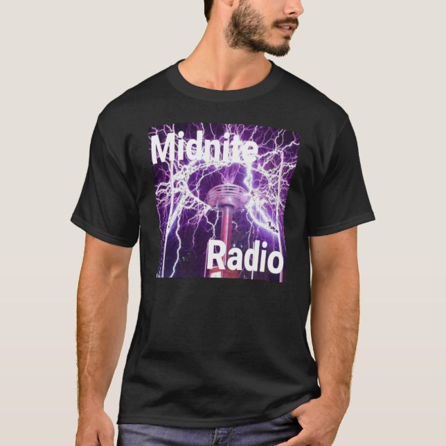 Camiseta Radio de medianoche - transmisión privada! Radio I (Anverso)