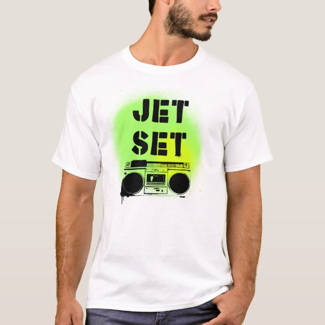 Camiseta Radio del jet set (Anverso)