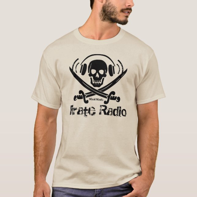 Camiseta Radio del pirata (Anverso)