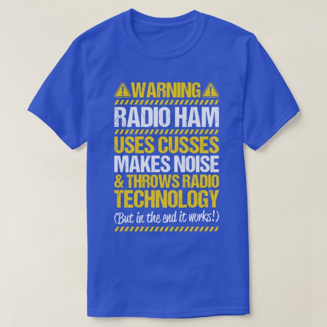 Camiseta Radio Ham Amateur Radio (10) (Diseño del anverso)