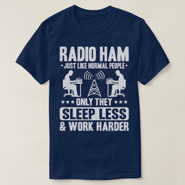 Camiseta Radio Ham Amateur Radio Operador Ham Radio (Diseño del anverso)