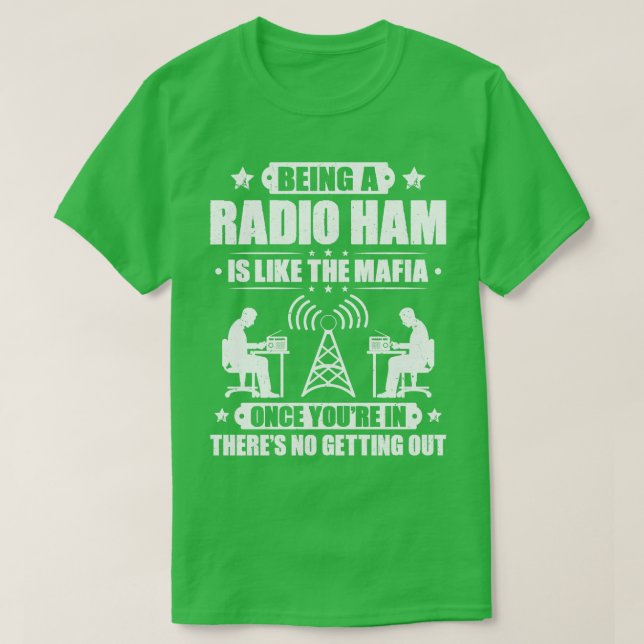 Camiseta Radio Ham Amateur Radio Operador Ham Radio (1) (Diseño del anverso)