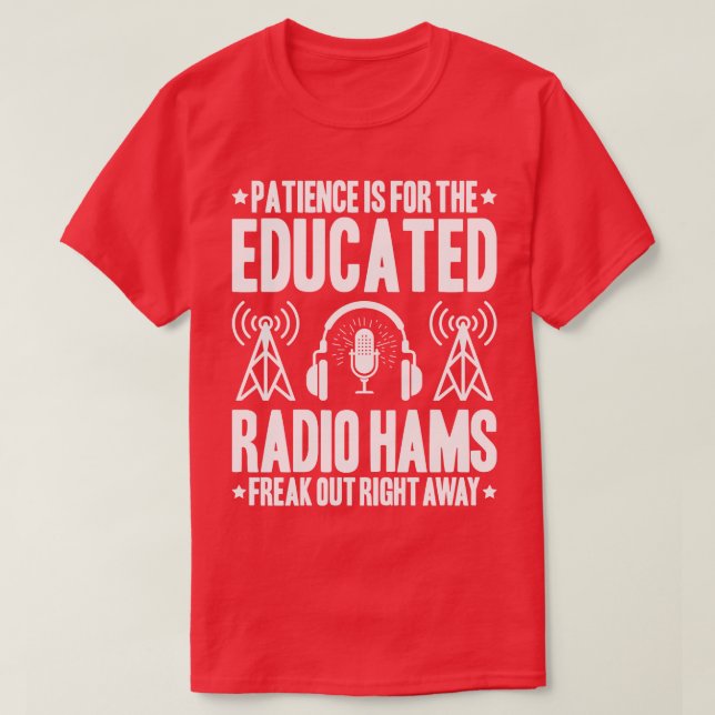 Camiseta Radio Ham Amateur Radio Operador Ham Radio (3) (Diseño del anverso)