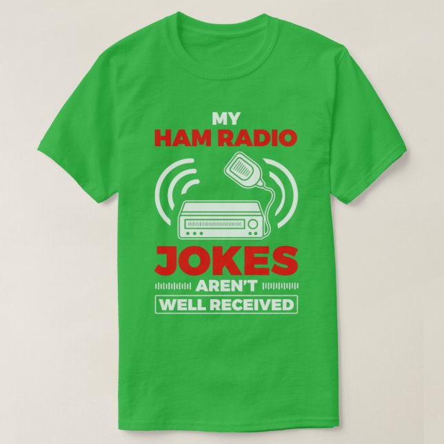 Camiseta Radio Ham Radio (Diseño del anverso)
