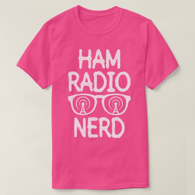 Camiseta Radio Ham Radio Nerd Ham Radio Operador Amateur Ra (Diseño del anverso)