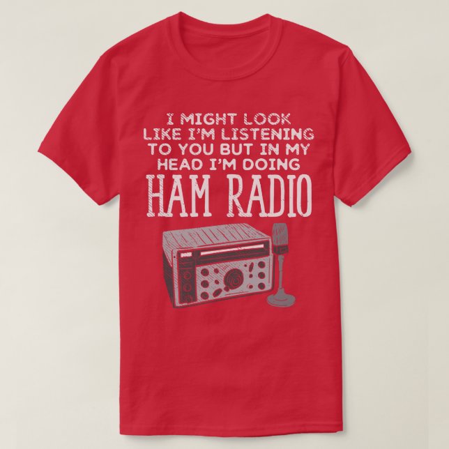 Camiseta Radio Ham Radio Operator CB Ham Amateur Radio (4) (Diseño del anverso)