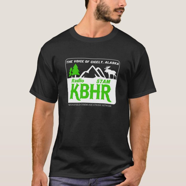 Camiseta Radio K-   BHRInspired por la exposición del norte (Anverso)