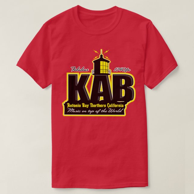 Camiseta Radio KAB (Diseño del anverso)