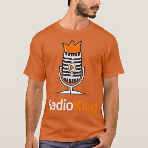 Camiseta Radio King Microphone DJ Radio Anchor Funny