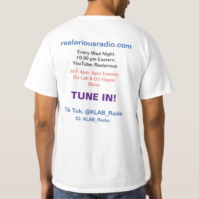 Camiseta Radio KLAB (Reverso)