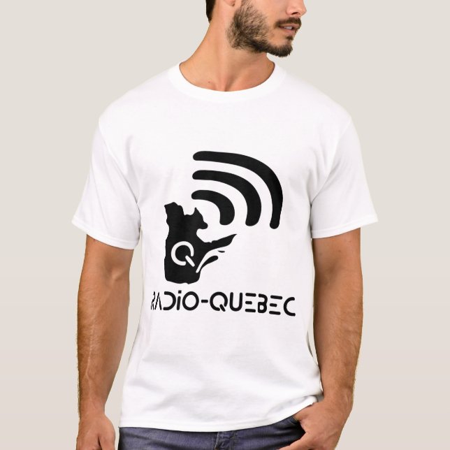 Camiseta Radio-Quebec -Edition noire (Anverso)