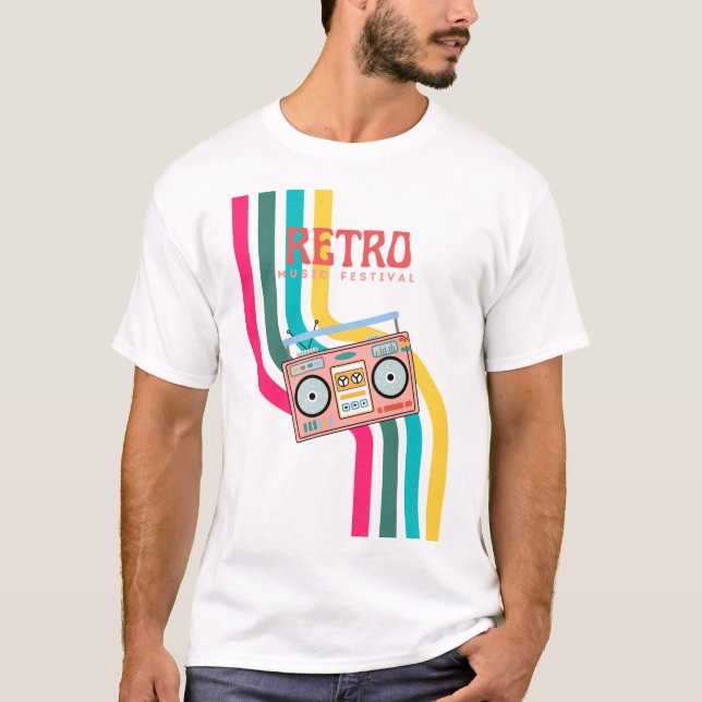 Camiseta Radio Retro (Anverso)