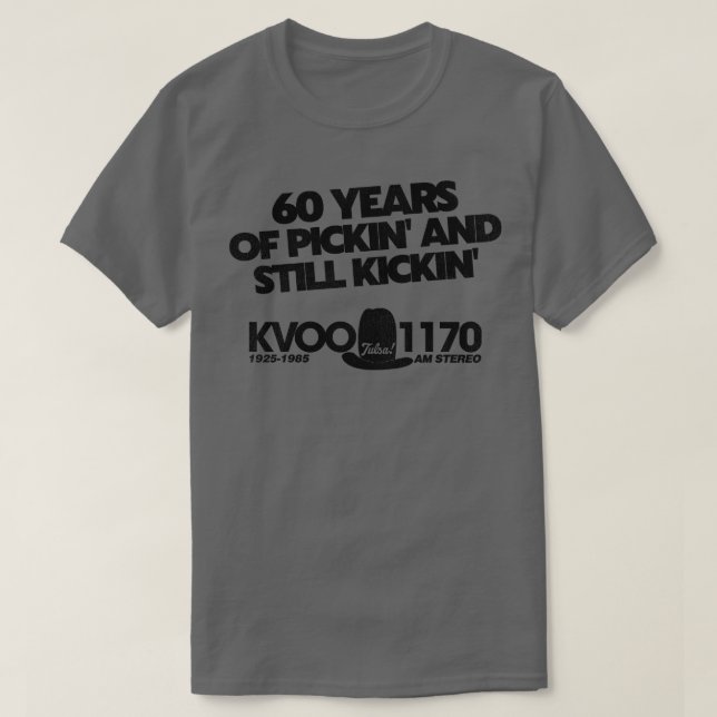 Camiseta Radio Retro KVOO 1170 Tulsa (Diseño del anverso)