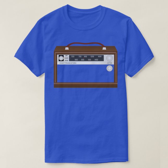 Camiseta Radio retro vintage Radio 3 (Diseño del anverso)