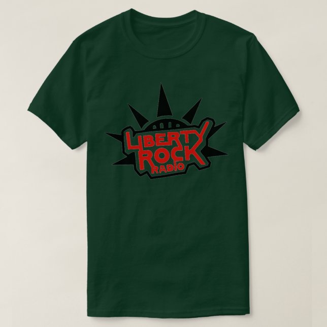 Camiseta Radio Rock Liberty (Diseño del anverso)