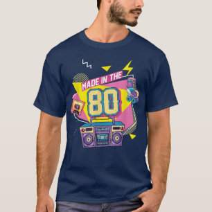 Camiseta Radio Roller de Fiesta de música de los años 80 Na