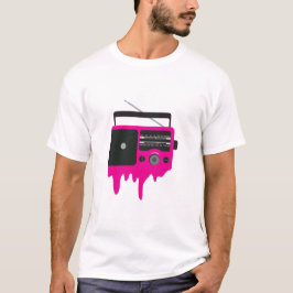 Camiseta Radio rosa de fusión
