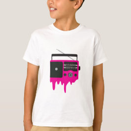 Camiseta Radio rosa de fusión