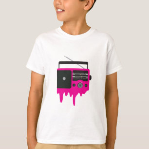 Camiseta Radio rosa de fusión