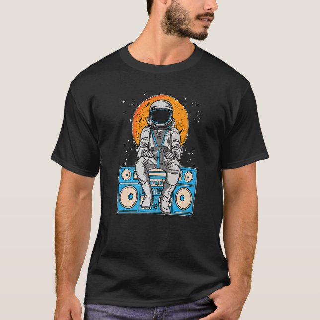 Camiseta Radio Space Astronaut  Astronomy Science Radio Spa (Anverso)