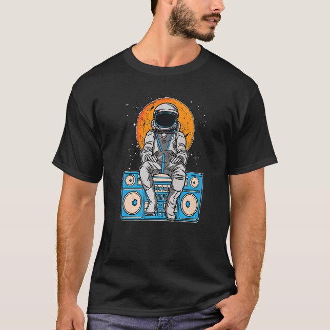 Camiseta Radio Space Astronauta Astronomía Ciencia Radio Sp (Anverso)