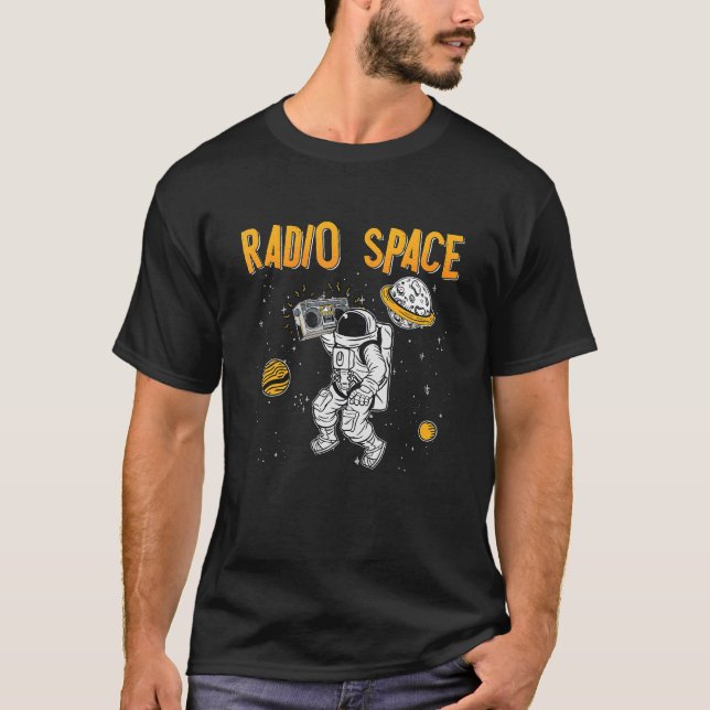 Camiseta Radio Space Science Astronaut Astronaut Radio Spac (Anverso)
