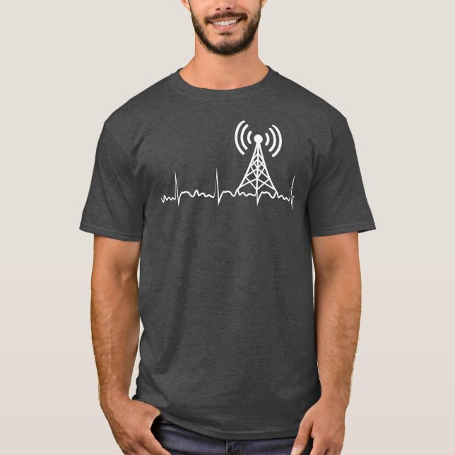 Camiseta Radio Sunset HAM Radio Gift Radio Operador (Anverso)