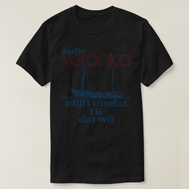 Camiseta Radio Verónica 1960 (Diseño del anverso)