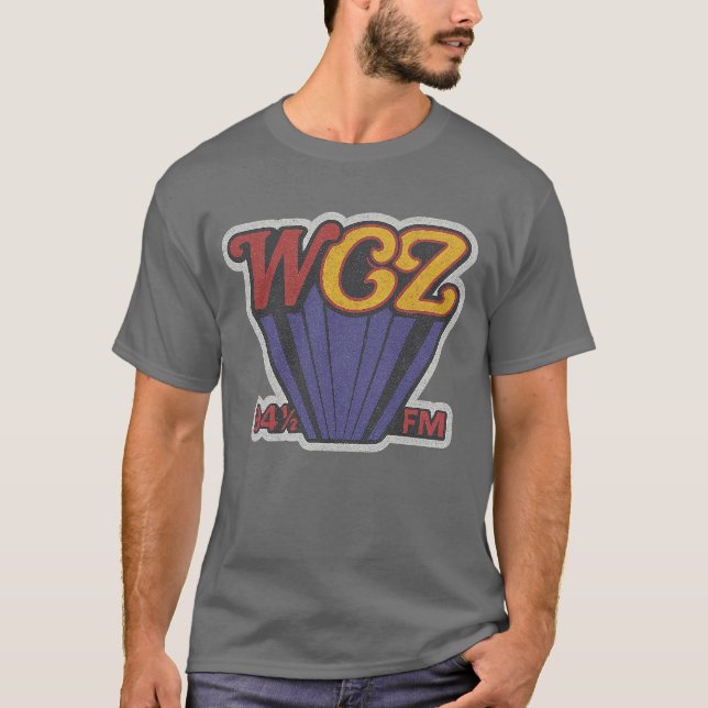 Camiseta Radio WCOZ estilo años 80 (Anverso)
