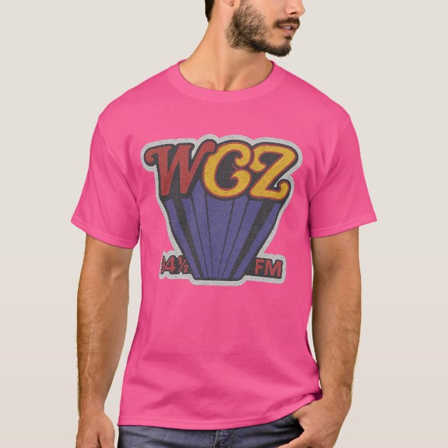 Camiseta Radio WCOZ estilo años 80 (Anverso)
